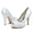 Women's Flower Silk Satin With Closed Toe Stiletto Heel Evening Shoes