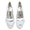 Women's Flower Silk Satin With Closed Toe Stiletto Heel Evening Shoes