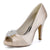 Women's Ankle Rhinestone Peep Toe Silk Satin With Stiletto Heel Party Shoes