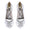 Women's Ankle Rhinestone Peep Toe Silk Satin With Stiletto Heel Party Shoes