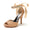 Women's Glitter With Ankle Strap Lace-up Rhinestone Peep Toe Stiletto Heel Wedding Shoes