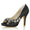Women's Silk Satin With Rhinestone Peep Toe Stiletto Heel Evening Shoes