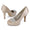 Women's Silk Satin Rhinestone With Closed Toe Stiletto Heel Evening Shoes