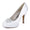 Women's Silk Satin Rhinestone With Closed Toe Stiletto Heel Evening Shoes