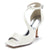 Women's Silk Satin With Ankle Strap Peep Toe Stiletto Heel Party Shoes