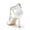 Women's Silk Satin With Ankle Strap Rhinestone Tassel Peep Toe Stiletto Heel Wedding Shoes