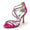 Women's Silk Satin With Ankle Strap Rhinestone Tassel Peep Toe Stiletto Heel Wedding Shoes