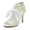 Women's Lace With Lace Lace-up Peep Toe Stiletto Heel Wedding Shoes