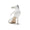 Women's Silk Satin With Ankle Strap Rhinestone Peep Toe Stiletto Heel Evening Shoes