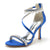 Women's Silk Satin With Ankle Strap Pearl Rhinestone Tassel Peep Toe Stiletto Heel Party Shoes