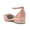 Women's Ankle Strap Patent Leather Mirror Finish With Rhinestone Closed Toe Flat Heel Wedding Shoes