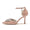 Women's Patent Leather Mirror Finish With Ankle Strap Rhinestone Closed Toe Stiletto Heel Wedding Shoes