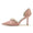 Women's Patent Leather Mirror Finish Pearl Closed Toe Stiletto Heel Party Shoes