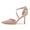 Women's Patent Leather Mirror Finish Ankle Strap Rhinestone Closed Toe Stiletto Heel Wedding Shoes