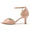 Women's Patent Leather Mirror Finish With Ankle Strap Peep Toe Spool Heel Party Shoes
