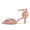 Women's Patent Leather Mirror Finish With Ankle Strap Rhinestone Closed Toe Stiletto Heel Evening Shoes