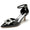 Women's Patent Leather Mirror Finish With Ankle Strap Rhinestone Closed Toe Stiletto Heel Party Shoes