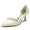 Women's Patent Leather Mirror Finish With Pearl Closed Toe Stiletto Heel Party Shoes