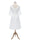 A-Line/Princess Scoop Half Sleeves Chiffon With Pleats Applique Short Wedding Dresses