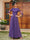 A-Line/Princess Long Evening Dresses with Lace Appliques & Half Sleeves