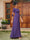 A-Line/Princess Long Evening Dresses with Lace Appliques & Half Sleeves
