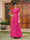 A-Line/Princess Long Evening Dresses with Lace Appliques & Half Sleeves