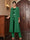 Chiffon Scoop 3/4 Sleeves 3 Pieces Pantsuits with Sequins & Jacket