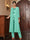 Chiffon Scoop 3/4 Sleeves 3 Pieces Pantsuits with Sequins & Jacket
