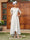 A-Line/Princess Sheer Neck Half Sleeves Long Evening Dresses with Appliques