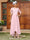A-Line/Princess Sheer Neck Half Sleeves Long Evening Dresses with Appliques