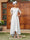 A-Line/Princess Sheer Neck Half Sleeves Long Evening Dresses with Appliques