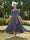 A-Line/Princess Sheer Neck Half Sleeves Long Evening Dresses with Appliques
