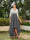 A-Line/Princess V-Neck Half Sleeves Long Evening Dresses with Appliques