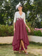 A-Line/Princess V-Neck Half Sleeves Long Evening Dresses with Appliques