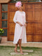 Sheath/Column Sheer Neck 3/4 Sleeves Knee-Length Evening Dresses with Appliques & Jacket