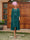 Sheath/Column Sheer Neck 3/4 Sleeves Knee-Length Evening Dresses with Appliques & Jacket