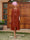 Sheath/Column Sheer Neck 3/4 Sleeves Knee-Length Evening Dresses with Appliques & Jacket