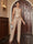 Chiffon Scoop Long Sleeves 3 Pieces Pantsuits with Appliques & Jacket