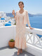 Sheath/Column V-Neck 3/4 Sleeves Long Evening Dresses with Sequins & Jacket