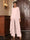 Chiffon Scoop Long Sleeves 3 Pieces Pantsuits with Jacket