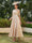 A-Line/Princess Scoop Half Sleeves Ankle-Length Long Evening Dresses with Appliques