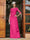 Sheath/Column Scoop Half Sleeves Long Evening Dresses with Appliques