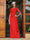 Sheath/Column Scoop Half Sleeves Long Evening Dresses with Appliques