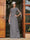 Sheath/Column Scoop Half Sleeves Long Evening Dresses with Appliques