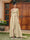 Sheath/Column V-Neck 3/4 Sleeves Lace Evening Dresses with Watteau Train & Bowknot
