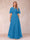 A-Line Chiffon Long Mother of the Bride Dresses with Jacket & Appliques