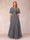 A-Line Chiffon Long Mother of the Bride Dresses with Jacket & Appliques