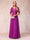 A-Line/Princess V-Neck Half Sleeves Long Formal Evening Dresses with Sequins