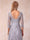A-Line/Princess Sheer Neck Half Sleeves Long Formal Evening Dresses with Beading & Appliques