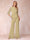 High Neck 3/4 Sleeves Formal Jumpsuits for Women with Ruffles